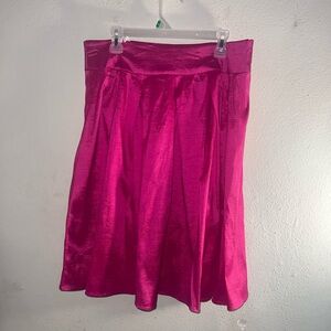 Chic Fuchsia A-Line Skirt